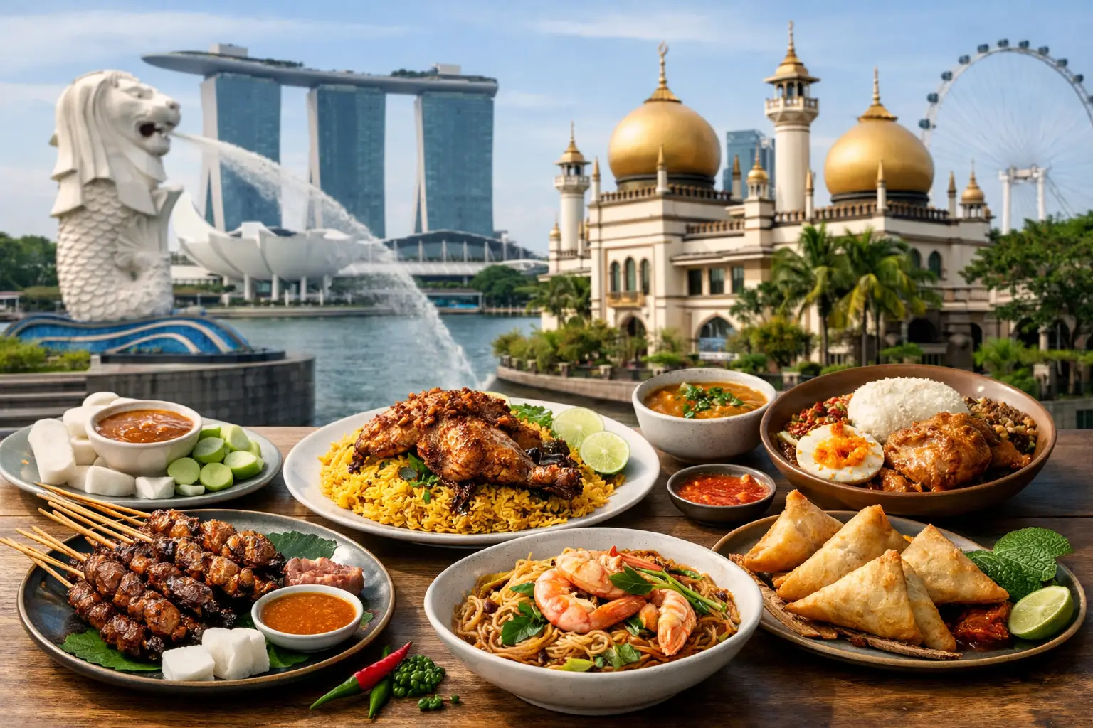 7 Tempat Makan Halal Singapura Pilihan