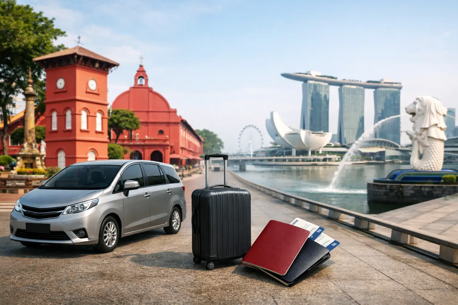 Transfer Melaka ke Singapura yang Mudah