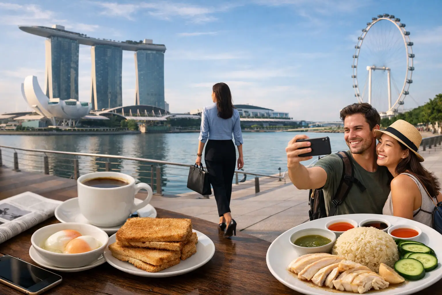 Contoh Jadual Sehari di Singapura yang Mudah
