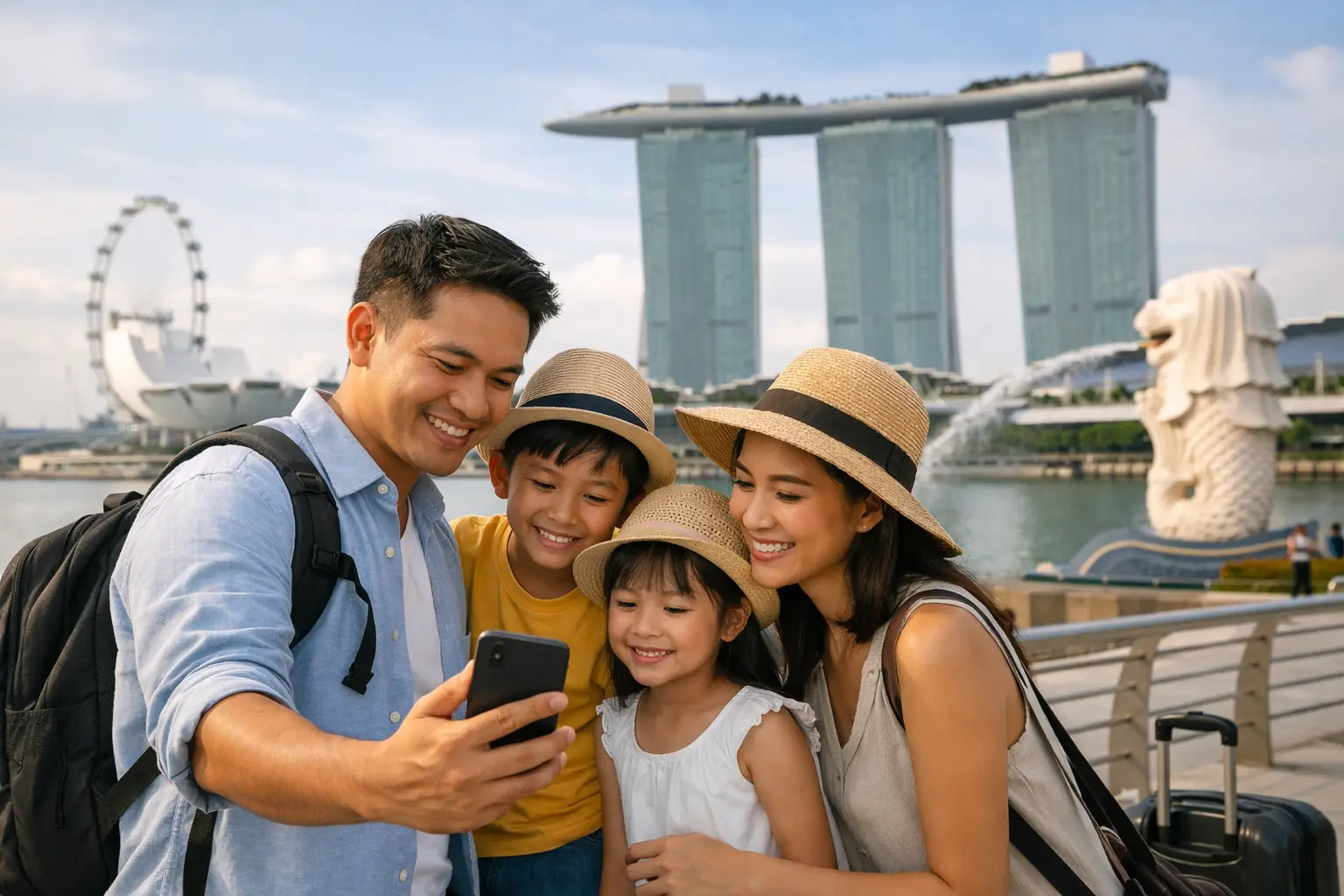 Cara Tempah Trip Singapura Fleksibel Keluarga