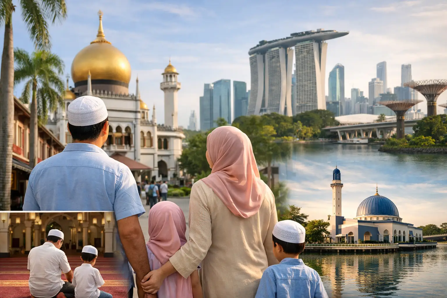 6 lokasi solat Singapura untuk trip keluarga