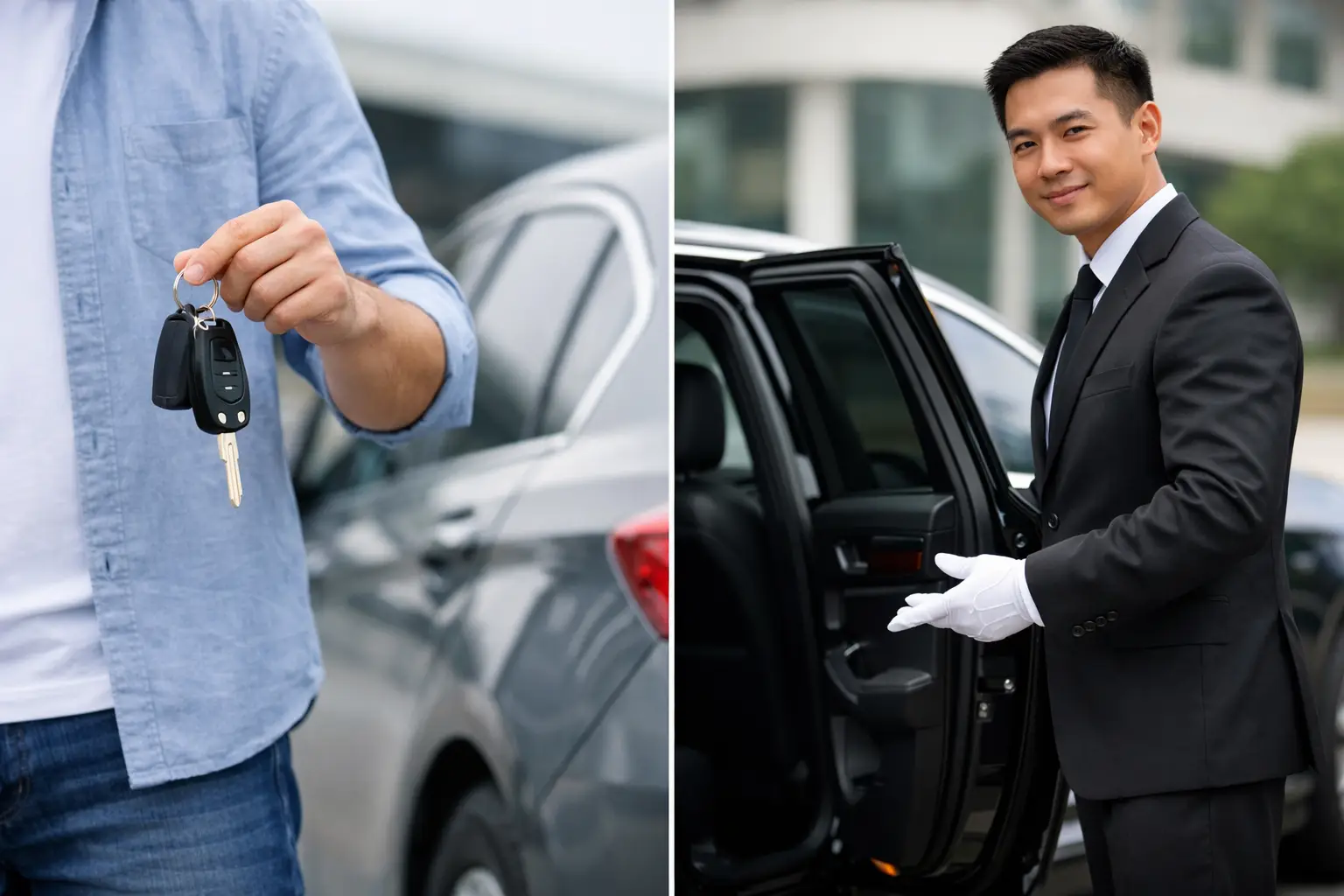 Kereta Sendiri atau Pemandu Singapura?