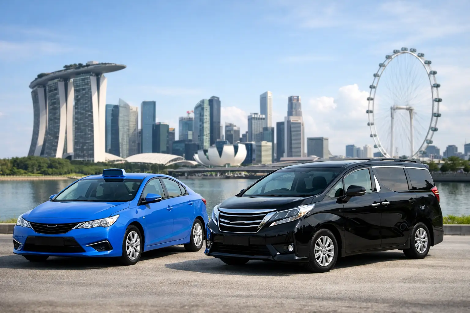 Teksi atau MPV untuk Trip Singapura yang Selesa