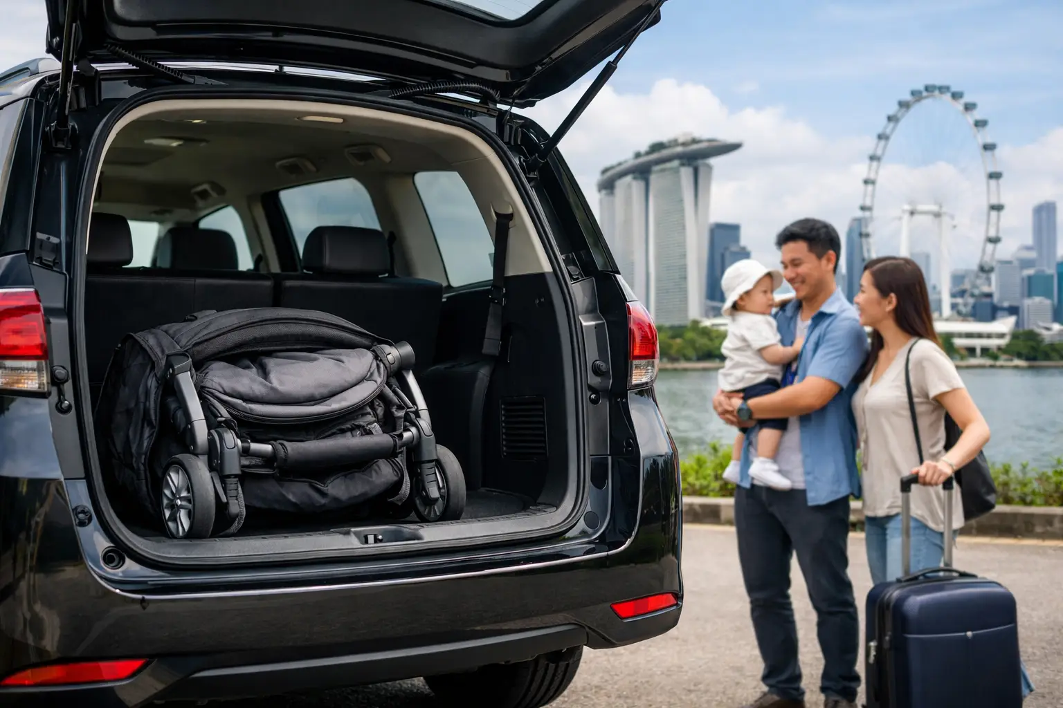 Adakah MPV Muat Stroller Bayi untuk Trip Singapura?